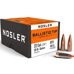 Nosler 39526 NOSLER BULLETS 22 CAL .224 55GR BALLISTIC TIP 100CT