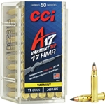 959CC CCI VNT 17HMR 17GR VARMINT TIPPED 2650FPS  50RD 40BX/CS