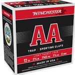 Winchester Ammunition  Winchester Ammo AA128 AA Light Target Load 12 Gauge 2.75" 1 1/8 oz 8 Shot 25 Bx/