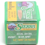 Sierra Bullets 17780 SIERRA BULLETS .22 CAL .224 90GR HPBT 50CT