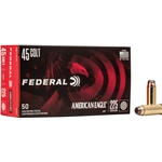 63678 FEDERAL AE 45 LC 225GR JSP 50RD 20BX/CS