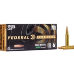 GM223M FEDERAL GOLD MEDAL 223 REM 69GR MATCHKING 20RD 10BX/CS