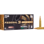 GM223M3 FEDERAL GOLD MEDAL 223 REM 77GR MATCHKING 20RD 10BX/CS