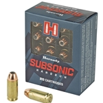 Hornady 200-90971 HORNADY SUBSONIC 45 ACP 230GR XTP 20RD 10BX/CS