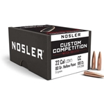 Nosler 25116 NOSLER BULLETS 22 CAL .224 80GR HP-BT CUSTOM COMP. 100CT_