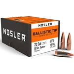 Nosler 34992 NOSLER BULLETS 22 CAL .224 60GR BALLISTIC TIP 100CT