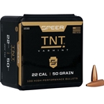 SPEER  Speer 1030 TNT  .22 Cal .224 50 gr Jacketed Hollow Point (JHP) 100 Per Box