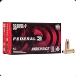 AE38S3 FEDERAL AE 38 SUPER+P115GR JHP 50RD 20BX/CS