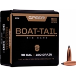 SPEER  Speer Bullets 2052 Rifle Hunting 30 Caliber .308 180 GR Spitzer Boat Tail Soft P