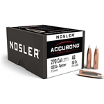 Nosler 54801 AccuBond 270 Caliber 150 GR Spitzer Point 50 Box