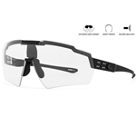 Gatorz American Eyewear GZ-10-404 MILSPEC Ballistic Z87.1, Blastshield, Black Cerakote, Photochromic, Anti-Fog, Black Logo