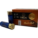 TB129 Troy Ammunition, 2-3/4" 12ga 1.2oz #00 9-pellet buckshot, 1300 FPS. Box of 10rds. Made in the USA