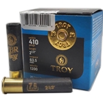 Troy Ammunition TT3675 Troy 410 Gauge - 2.5" - #7.5 - 1/2oz Payload - 1200 FPS - 25 Rounds