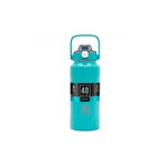 Kailani Coolers 337124 HAIKU Teal Water Bottle 1.2 L Bashaw Sports Logo