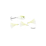 Luhr Jensen 2260-001-0080 Flash Fly Twinkie Rig, 72" Sufix Fluorocarbon Leader, VMC Treble Hook, Chartreuse Glow