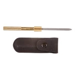 EL-M EZE-LAP 3-1/4" x 1/4" Diamond Round Sharpener in Brass Handle