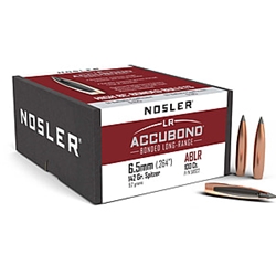 Nosler 58922 NOSLER BULLETS 6.5MM .264 142GR ACCUBOND LR 100CT