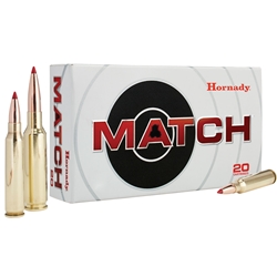 Hornady 200-81500 HORNADY MATCH 6.5CM 140GR ELD 20RD 10BX/CS