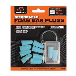 Walker's 112635 Walkers GWPFP5PKTL Foam Ear Plugs  33 dB Teal 5 Pair