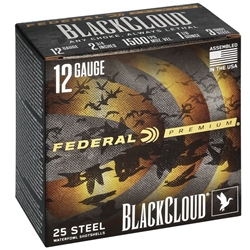 PWBX147 3 FEDERAL BLACK CLOUD 12GA 2.75" 1-1/8OZ #3 1500FPS 25RD 10BX/C