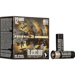 FEDERAL PWBXH143 3 Federal PWBXH1433 Black Cloud FS Steel High Velocity 12 Gauge 3" 1 1/8 oz 3 Shot