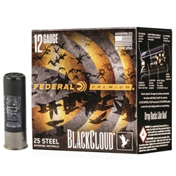 FEDERAL PWBXH143 4 Federal PWBXH1434 Black Cloud FS Steel High Velocity 12 Gauge 3" 1 1/8 oz 4 Shot