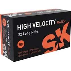 133587 Lapua SK 420137 High Velocity  22 LR 40 gr High Velocity Match 50 Bx/ 100 Cs