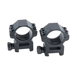 Riton Optics X1M Scope Ring Set  Picatinny/Weaver Medium 1" Tube Matte Black Alu