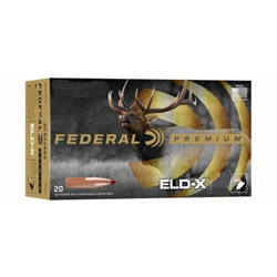 FEDERAL 150597 Federal P270ELDX1   270 Cal 145 gr Extremely Low Drag-eXpanding (ELD-X) 20 Per B