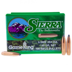 Sierra Bullets 25843 SIERRA BULLETS 6.5MM .264 140GR SPBT 100CT