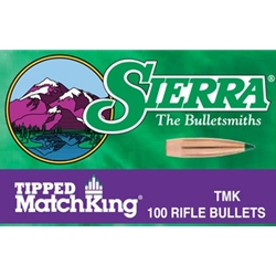 Sierra Bullets 31404 SIERRA BULLETS 6.5MM .264 130GR MATCH TMK 100CT