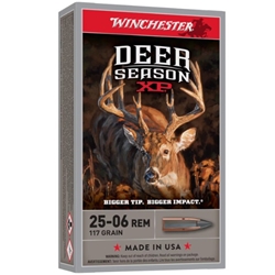 Winchester Ammunition X2506DS WINCHESTER DEER XP 25-06REM 117GR XP PLY 20RD 10BX/CS