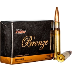 PMC Ammunition PMC50A PMC 50 BMG 660GR FMJ-BT 10RD 20BX/CS