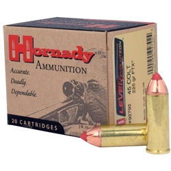 Hornady 200-92792 HORNADY LEVEREVOLUTION 225GR 45 LONG COLT FTX 20RD 10BX/CS