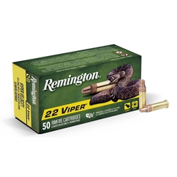 REMARMS 66346 REMINGTON VIPER 22LR 36GR TC SOLID HYPER-VEL 50RD 100BX/CS