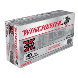 Winchester Ammunition USA45CB WINCHESTER COWBOY 45 LC 250GR LEAD-FP 50RD 10BX/CS