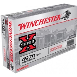 Winchester Ammunition X4570CB WINCHESTER SUPER-X 45-70 GOVT 405GR LFN COWBOY 20RD 10BX/CS