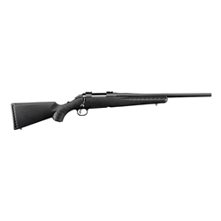 Ruger 06908 RUGER AMERICAN COMPACT 243 WIN 18" MATTE BLACK COMPOSITE