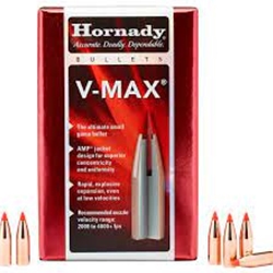 Hornady 200-22411 HORNADY BULLETS 6MM .243 58GR V-MAX 100CT 40BX/CS