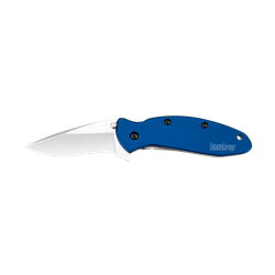 Kershaw 1620NB Scallion  2.40" Drop Point Plain Bead Blasted 420HC Steel Navy Bl