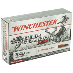 Winchester Ammunition X243DS WINCHESTER DEER XP 243WIN 95GR JSP 20RD 10BX/CS