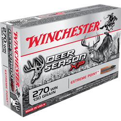 Winchester Ammunition X270DS WINCHESTER DEER XP 270WIN 130G XTREME POWER PNT 20RD 10BX/CS