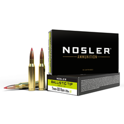 Nosler 40060 NOSLER BT 7MM-08 REM 120GR BALLISTIC TIP 20RD 10BX/CS