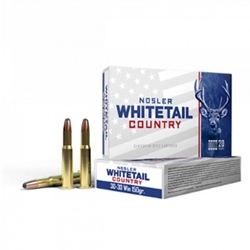 Nosler A40135 NOSLER WHITETAIL 30-30 WIN 150GR RN 20RD 10BX/CS