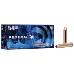 4570AS FEDERAL POWER-SHOK 45-70 GOV 300GR JHP 20RD 10BX/CS