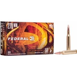 F270FS2 FEDERAL FUSION 270 WINCHESTER 150GR FUSION 20RD 10BX/CS