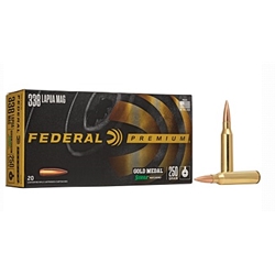 GM338LM FEDERAL GOLD MEDAL 338 LAPUA MAG 250GR MATCH 20RD 10BX/CS