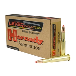 Hornady 200-8277 HORNADY LEVEREVOLUTION 25-35 WIN 110GR FTX 20RD 10BX/CS