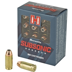 Hornady 200-90971 HORNADY SUBSONIC 45 ACP 230GR XTP 20RD 10BX/CS