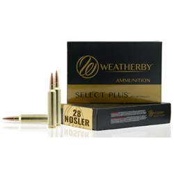 Weatherby AM28NS163HCB WEATHERBY 28 NOSLER 163GR HAMMER CUSTOM 20RD/BX 10BX/CS